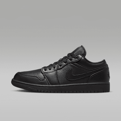 Mens Jordan Black Low Top Shoes. Nike